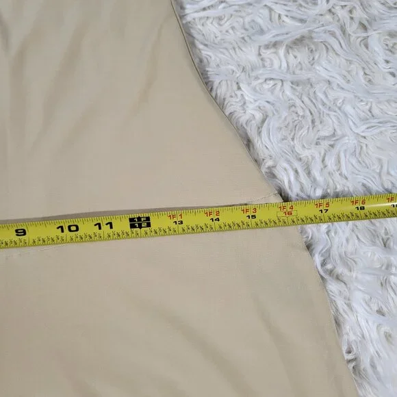 Norma Kamali High Waist Elephant Pants Blonde - Size M/34 - Picture 11 of 14